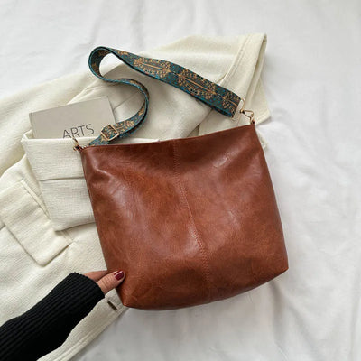 Chelsey - Vintage Skinn Crossbody Veske